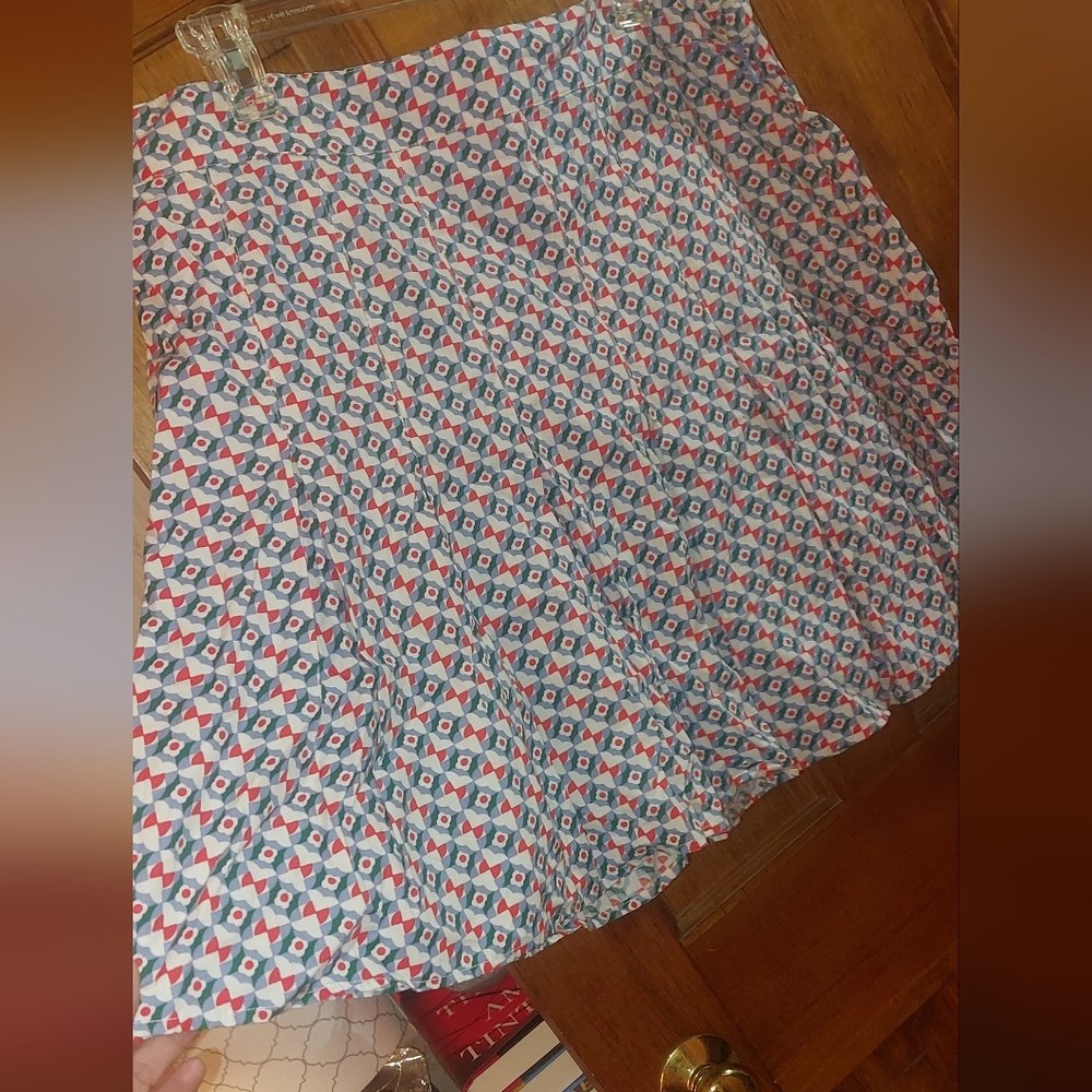 Anthropologie Pleated Motif Mini Skirt - Picture 6 of 9